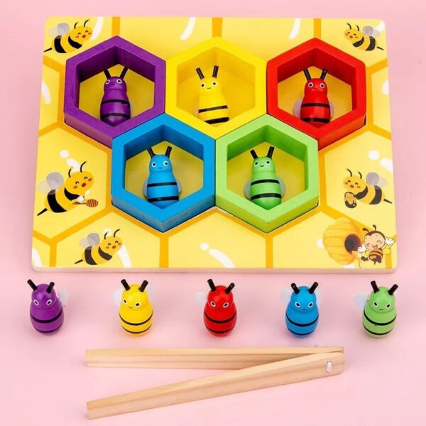 Puzzle Alfabeto De Animales De Madera Montessori Escolares - Imagen 14