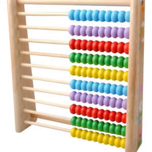 Abaco Vertical Juguete De Madera De 10 Filas Montessori B