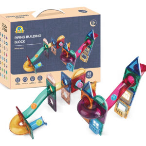Juego De Azulejos De Construccion Magneticos Montessori
