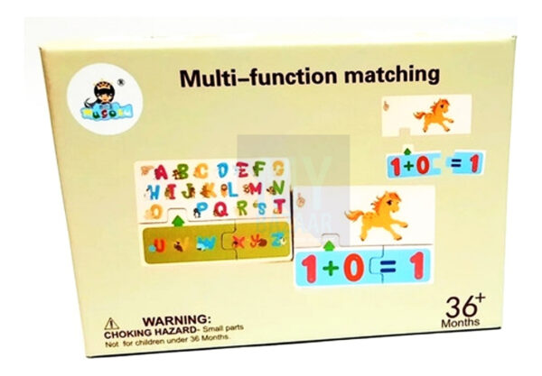 Números Y Matematicas Básicas Juego Puzzle Madera Didáctico