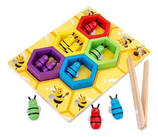 Puzzle Alfabeto De Animales De Madera Montessori Escolares - Imagen 11