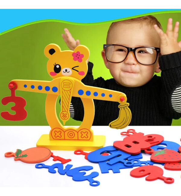 Balanza Matematica Frutas Y Numeros Montessori Pre Escolares - Imagen 13