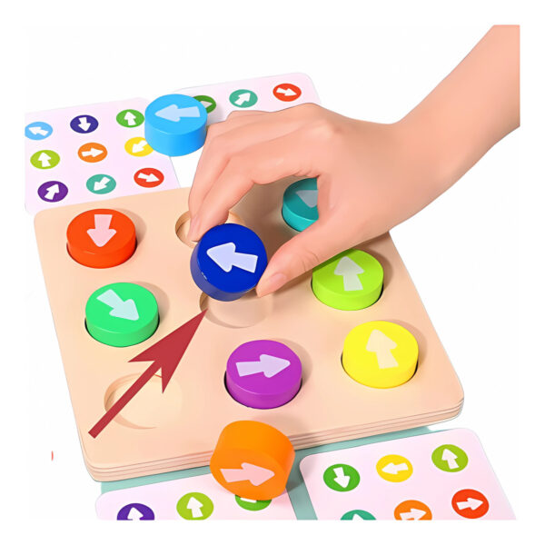 Juego Patrones De Flechas Desafio Concentracion Montessori - Imagen 3