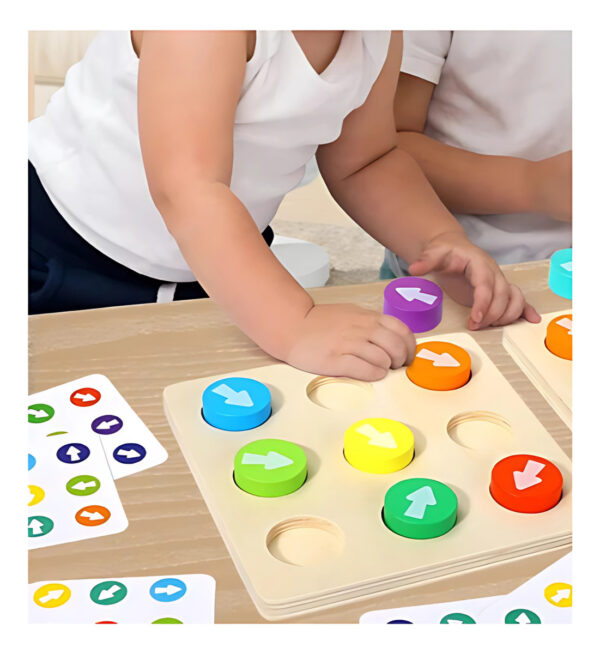 Juego Patrones De Flechas Desafio Concentracion Montessori - Imagen 4