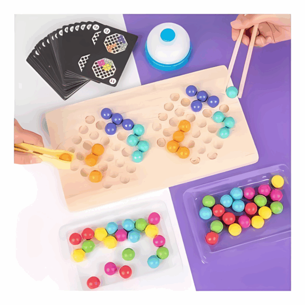 Lucha De Bolitas Juego De Competencia Divertida Montessori - Imagen 4