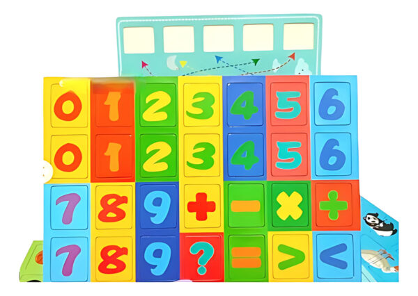 Juego 3 En 1 Creativo Montessori Elasticos Tablitas Y Dibujo - Imagen 4