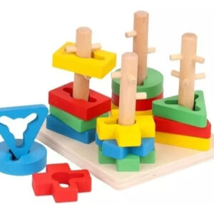 Juguete Con Dificultad De Encaje Didáctico Montessori