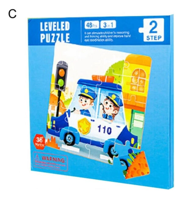 Libro Rompecabezas Magnético Plegable Montessori 3 En 1