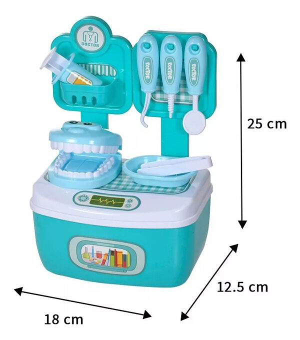Maleta De Dentista Juguete Educativo Para Niños Montessori - Imagen 3