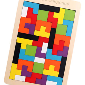Tetris De Madera Juguete De Encaje Montessori