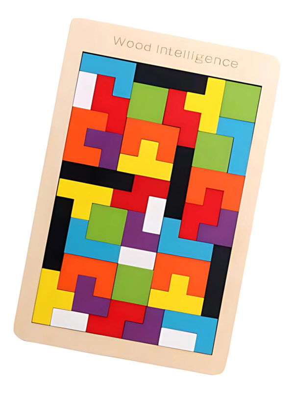 Tetris De Madera Juguete De Encaje Montessori