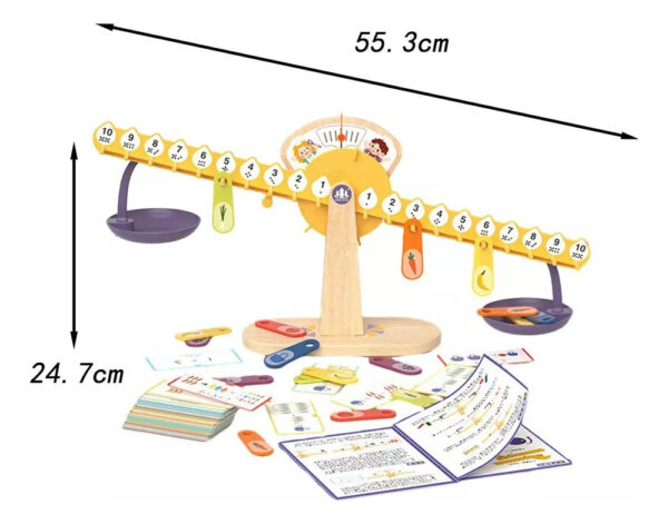 Balanza De  Cálculo Matemáticas Montessori Escolares - Imagen 13
