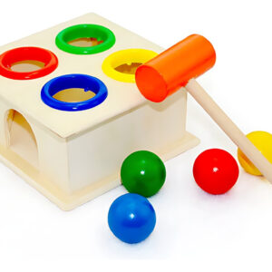 Juguete Madera Caja Martillo Didactico Motricidad Montessori