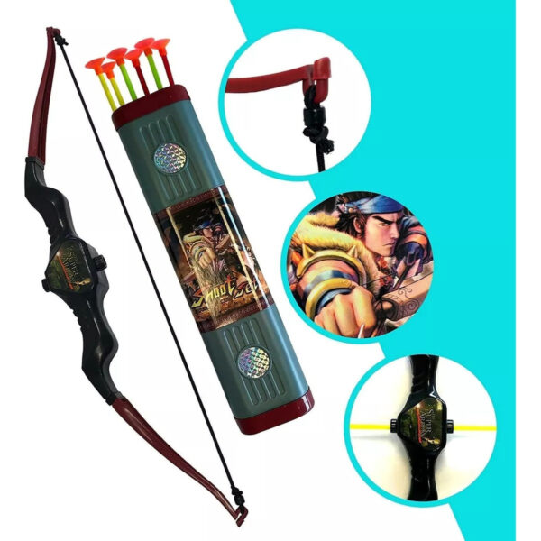 Set De Tiro Con Arco Y 6 Flechas Con Ventosa - Juguete Niños - Imagen 13