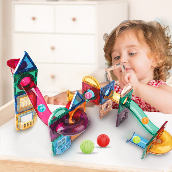 Juego De Azulejos De Construccion Magneticos Montessori - Imagen 14