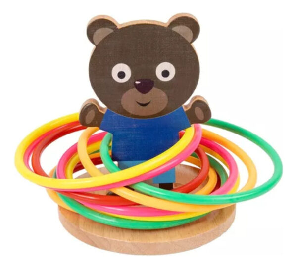 Juguete Tiro Argollas Anillos De Encaje Montessori