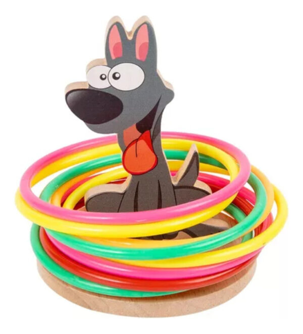 Juguete Tiro Argollas Anillos De Encaje Montessori - Imagen 11