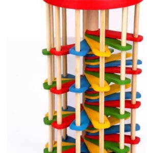 Escalera Pelotas Martillo Juguete De Madera Montessori