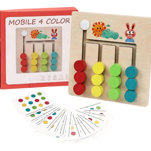 Juego De Clasificación De Colores Y Patrones Montessori
