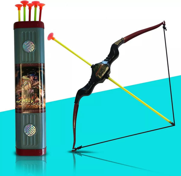 Set De Tiro Con Arco Y 6 Flechas Con Ventosa - Juguete Niños - Imagen 12