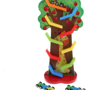 Pista Árbol De Autos Juguete Didáctico De Madera Montessori