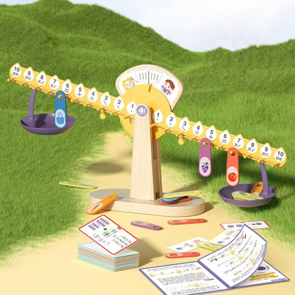 Balanza De  Cálculo Matemáticas Montessori Escolares - Imagen 14