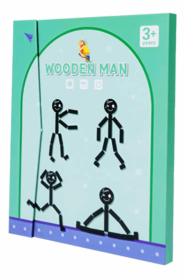 Juego De Expresiones Del Cuerpo Humano Stick Man Montessori