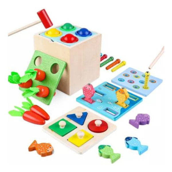 Caja De Permanencia De Objetos Montessori Habilidad Motora