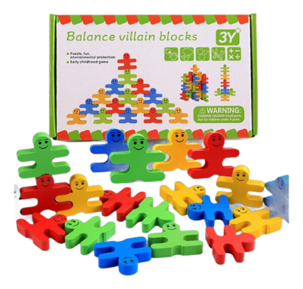 Juego De Equilibrio Montessori Villanos  Apilables - Imagen 13