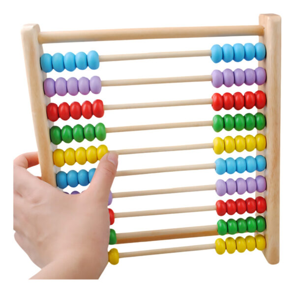 Abaco Vertical Juguete De Madera De 10 Filas Montessori B - Imagen 13