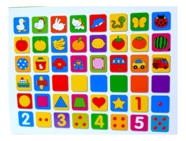 Pack De 96 Tarjetas Cognitivas Para Bebes Tipo Baby Einstein - Imagen 6