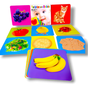 Pack De 96 Tarjetas Cognitivas Para Bebes Tipo Baby Einstein
