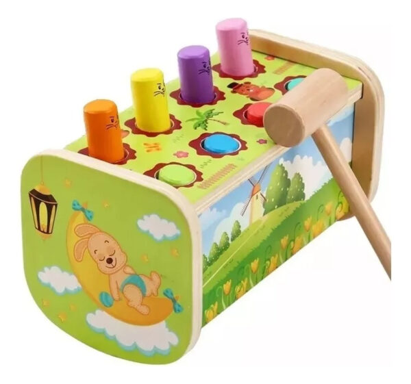 Caja De Herramientas De Madera Juguete Didactico Montessori - Imagen 11