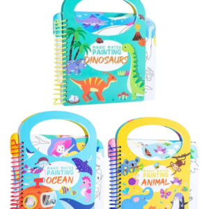 Pack 3 Libros Para Pintar Al Agua Niños Pequeños Montessori