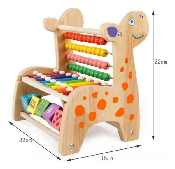 Juguete De Madera Jirafa 3 En 1 Didáctico Montessori - Imagen 12