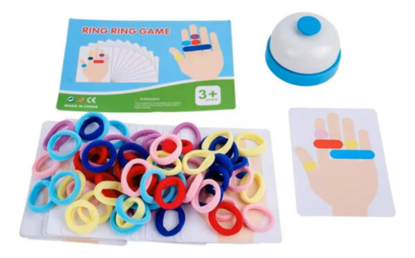Juego De Mesa Patrones De Colores Dedos Ligados