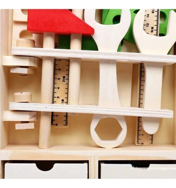Juego De Aros Apilables De Madera Montessori - Imagen 17