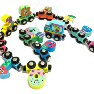 Tren De Numeros De Madera Con Iman Montessori
