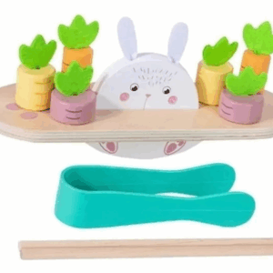 Juego De Equilibrio Conejo Juego De Madera Montessori Niños