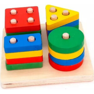 Juguete De Encaje Con Dificultad Didáctico Montessori