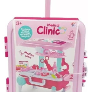 Maleta Clinica Portatil Doctora Para Niñas 27pcs Accesorios