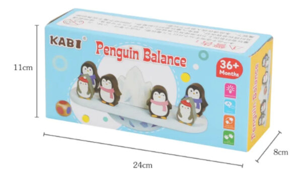 Juego De Equilibrio Pingüinos De Madera Montessori - Imagen 13