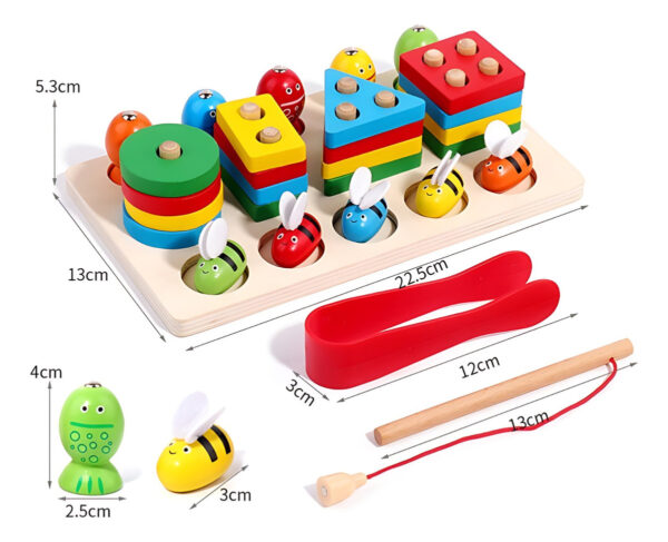 Juguete Desarrollo De La Memoria Montessori Memorice - Imagen 14