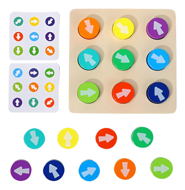Juego Patrones De Flechas Desafio Concentracion Montessori