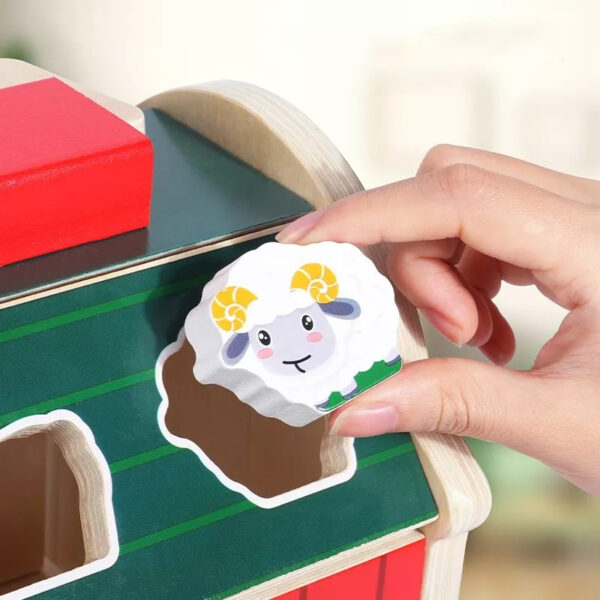 Juguete Encaje Granja Animales Madera Didáctico Montessori - Imagen 12