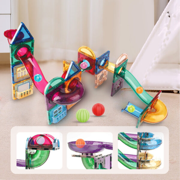 Juego De Azulejos De Construccion Magneticos Montessori - Imagen 16