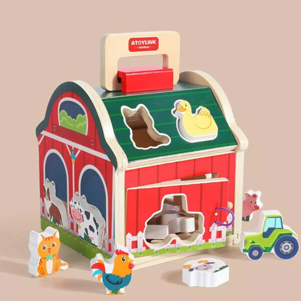 Juguete Encaje Granja Animales Madera Didáctico Montessori - Imagen 13