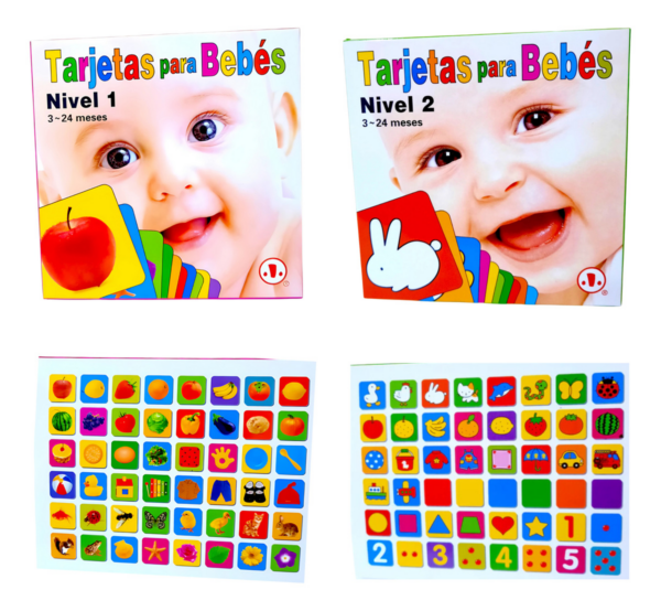 Pack De 96 Tarjetas Cognitivas Para Bebes Tipo Baby Einstein - Imagen 2